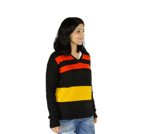 Women's Cashmere Colorblock Sweater